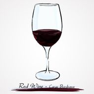 Glass of red wine N2