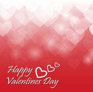 Heart valentine light vector background vector eps10