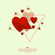 Abstract background with triangles N10