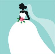 Beautiful bride with bouquet N3
