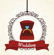 Happy Wedding desing vector illustration N22