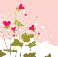 Heart Flowers N7