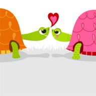 Old Love tortoise cartoon