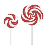 Lollipops on white