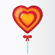 Heart-shaped candy