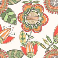 Seamless floral pattern decorative background