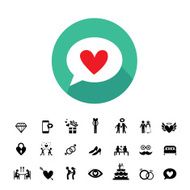 wedding icons set N11