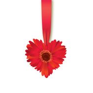 Valentines Day Heart Symbol Flower greeting card