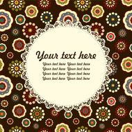 Floral vintage background with place for text N2