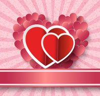 Heart Paper Sticker N11