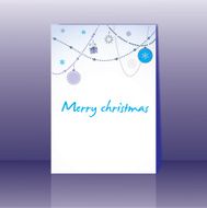 Christmas card vector illustration N14