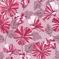 Vector hibiscus delicate background