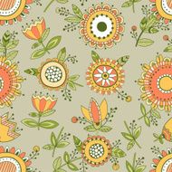 Seamless floral pattern decorative background N2