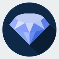 Vector precious gem icon N2