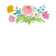 Floral card N34