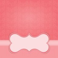 Frame on the paper background with design element