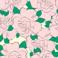 Seamless pattern with roses N103