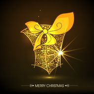 Merry Christmas greeting card design N4
