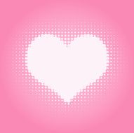 Halftone Heart ( vector )