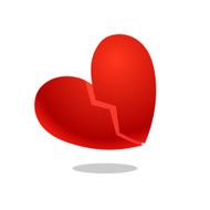 Red Heart Broken