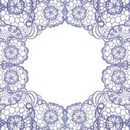 Lacy elegant frame Invitation card N6