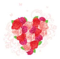 Background with beauty roses N2