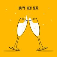 glasses of champagne N5