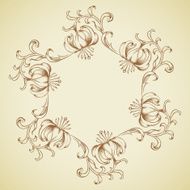 Vector greeting or invitation card N5