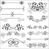 vintage frames and design elements N37