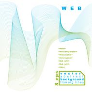 Dimensional flowing stripy ribbon dreamy futuristic background