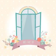 Cute retro window