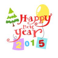 happy new year typography N3