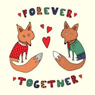 foxes in love