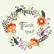 Save the date floral card N2