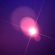 Purple Star Light Bokeh Lens Flare Defocus Stock Vector Background