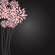 Stylish Floral Background Vector Illustration N4