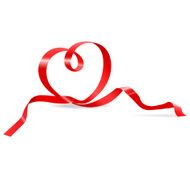 heart of red ribbon