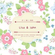 wedding invitation N116