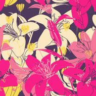 Vector seamless floral pattern N294