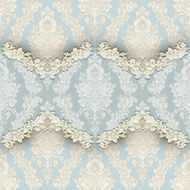 Invitation card with floral pattern N3