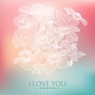 I love you background