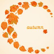 Bright autumn concept background N11