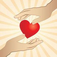 Hands Holding Heart N5