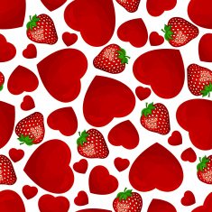 seamless pattern from hearts