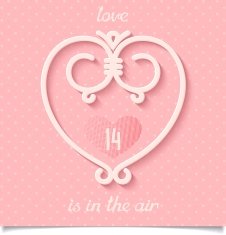 Festive Happy Valentine's Day heart N2