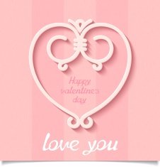 Festive Happy Valentine's Day heart N3
