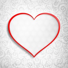 Valentine's Day - greeting card background template