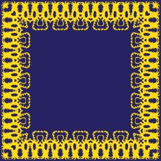 Decorative square border
