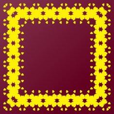 Simple Flower Border N3