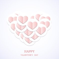 Vector valentines day background Eps10 N6